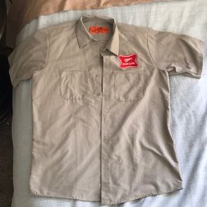 Men’s Miller High Life button down Large